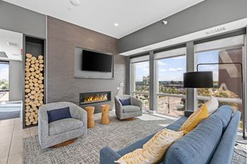Sky lounge with rooftop deck